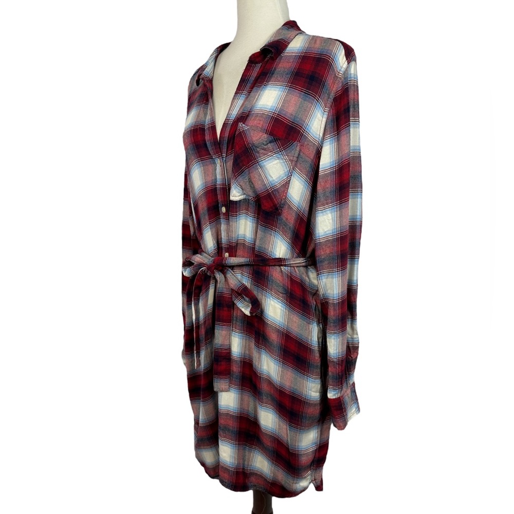 Gap + Pendleton Soft Plaid Button Down Shirtdress - image 6